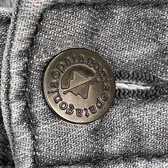 Patagonia Jeans Organic Cotton Gray Tapered Straight Button Fly Mens Sz 32 - Picture 12 of 12